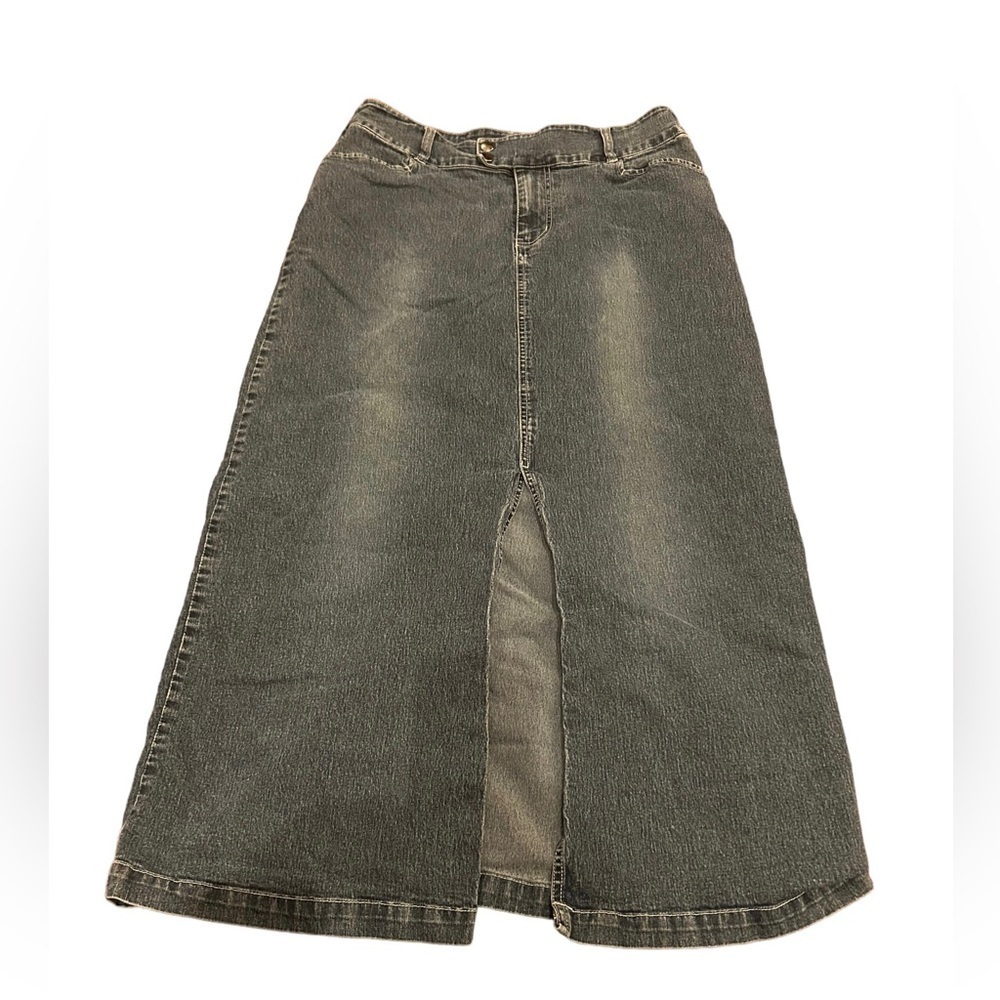 Vintage Y2k Denim Maxi skirt